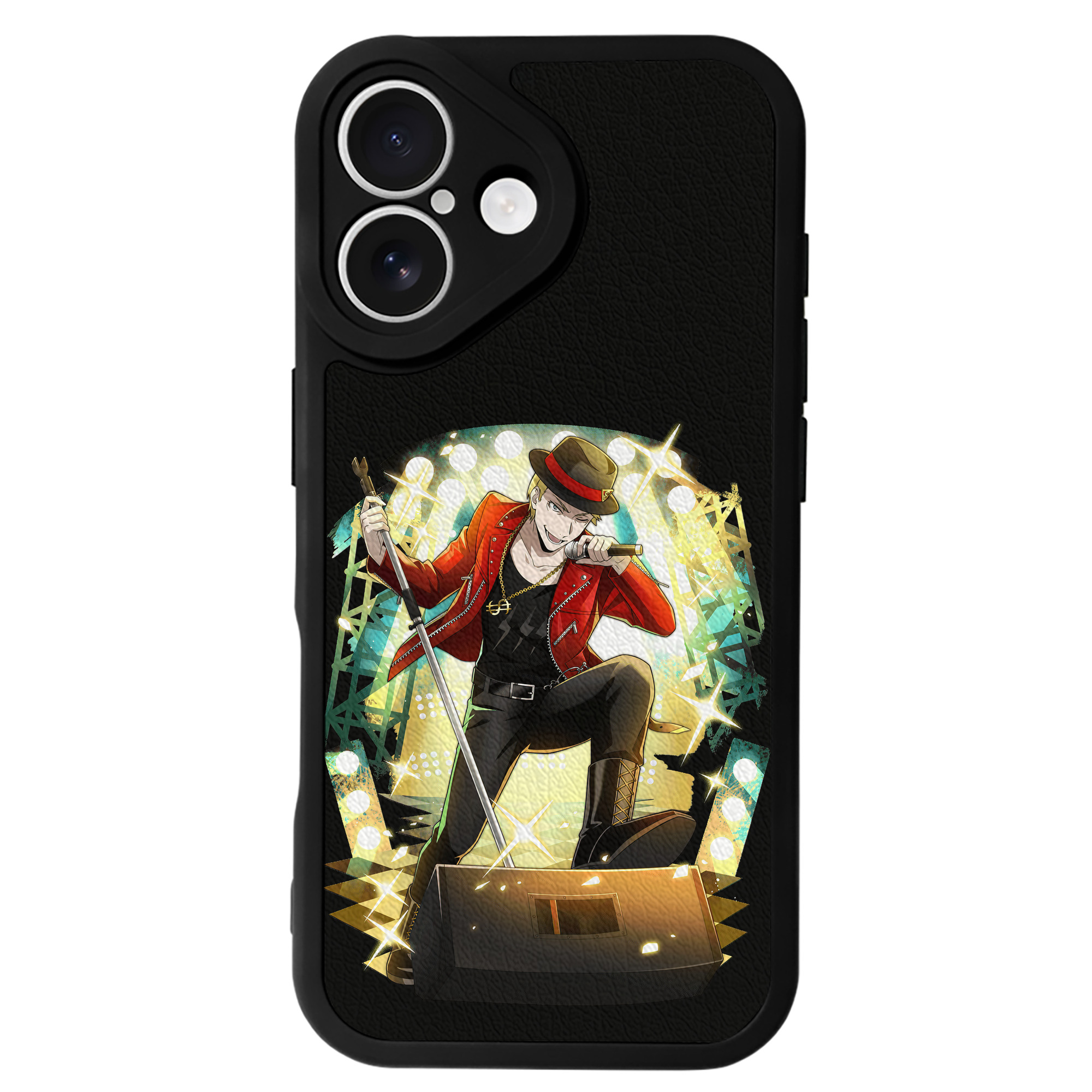（画像用） 文豪ストレイドッグス Bungo Stray Dogs 【iPhone 16シリーズ対応】シリコンスマホケース（レザー調） 材質：シリコン